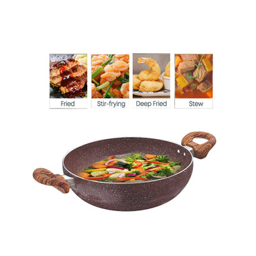 (net) Stewpot Granite Non Stick Stone 20 cm