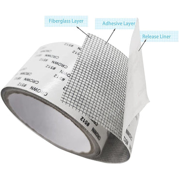 Window Screen Repair Kit Tape / KZ-126 / 001269