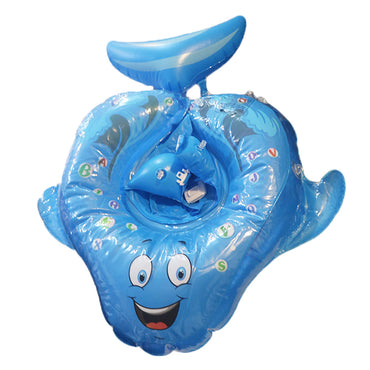 (NET) Baby Pool Float Ring Newest With Sun Protection Canopy