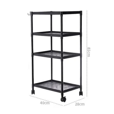 (Net) Plastic Four Tier  Shelving