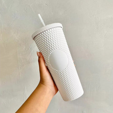 (NET) Barbie Tumbler Bottle Double Wall Cup With Straw 750 ML