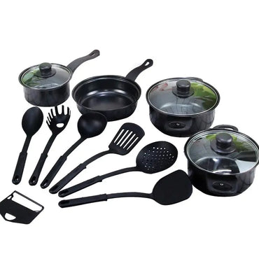 ( NET ) Dessini Cookware Set 13 pcs Includes Pot Lid ( Blue ) / DR-2104