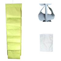 12 Pockets Hanging Shoe Organizer for Closet with Hanger for Storage Mens Shoes,Kids ,Also can used as Travel shoe rack hanging