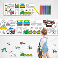 Coloring Scroll Doodle Book for Kids JSX-003
