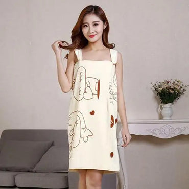 Women's Shoulder Wearable Bath Towel Luxury