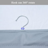 12 Pockets Hanging Shoe Organizer for Closet with Hanger for Storage Mens Shoes,Kids ,Also can used as Travel shoe rack hanging