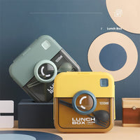 Bento Lunch Box for Kids and Adults 2 Compartments Lunch Square Container 1000ml