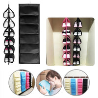 12 Pockets Hanging Shoe Organizer for Closet with Hanger for Storage Mens Shoes,Kids ,Also can used as Travel shoe rack hanging