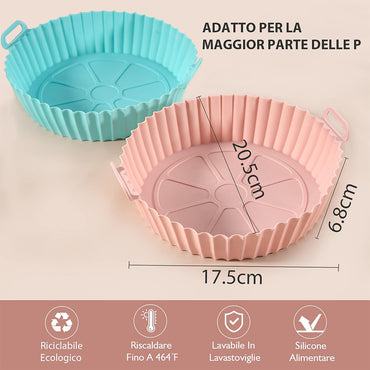 Air Fryer Silicone Pot Food Safe Air fryers Oven Accessories