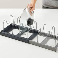 Expandable Pot Rack Pan Organizers Rack Kitchen Cabinet Organizer