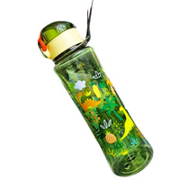 Plastic Water Bottle With Straw 600 ML