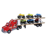 Monster Truck Transporter With Monster Machines