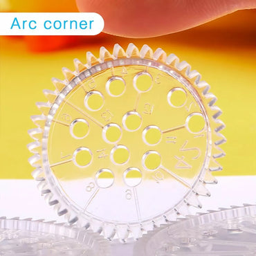 (Net) Spirograph Standard Stationery Design Ruler