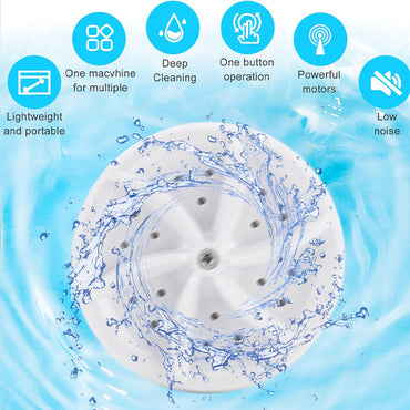 (Net) Newtic Ultrasonic Mini Washing Machine / KQ384