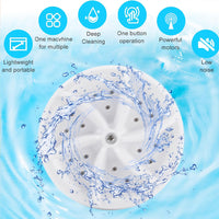 (Net) Newtic Ultrasonic Mini Washing Machine / KQ384