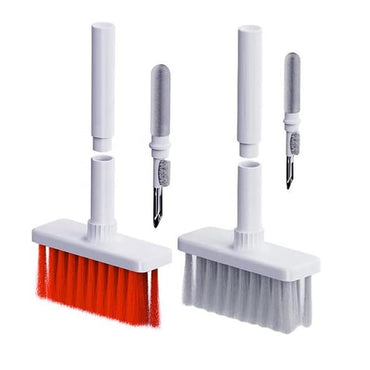 (net) Keyboard Cleaner Brush 5 in 1 Keyboard Cleaning Brush Kit, Multifunctional Keyboard Earphone Cleaner KeyCaps Puller