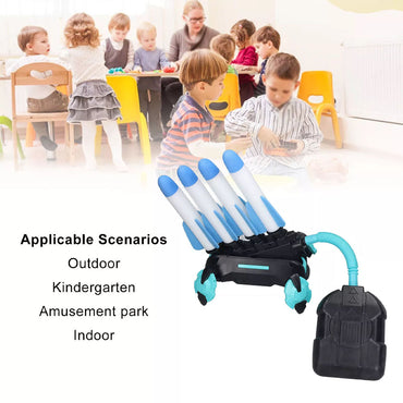 Foam rocket launcher toy for children