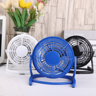 TENGGO 4 Inch Desktop Fan Car Desk Fan USB Interface