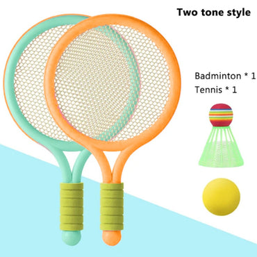 1 Pair Shuttlecock Set Children's Tennis Racket Toy 40x24cm