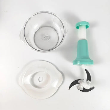 Household Food Multi functional Manual Processor Cutter 2L