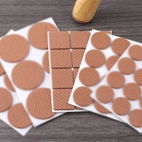 Square Table Foot Pad Camel Set Of 24 pcs