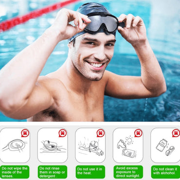 Swimming Goggle Glasses With Earplugs