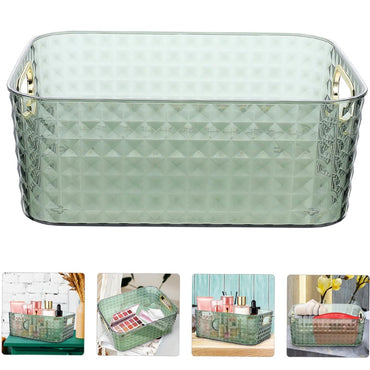 (Net) Crystal Cut Bathroom Organizer Sage - Elevate Your Bathroom Aesthetics