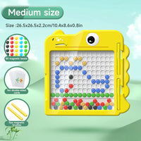 Cute Dinosaur Magnetic Doodle Board Children's Cartoon Pen Control Training Writing Magnetic Toys Magnetic Drawing Board For Kid