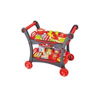 (Net)  Food Serving Truck with Handles for Kids