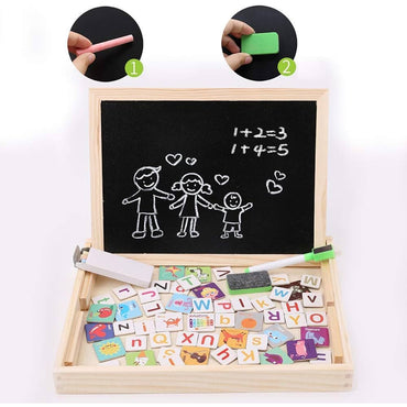 Wooden Intelligence Spell Music Series Magnetic Board Puzzle