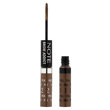 Note Brow Addict Tint & Shaping Gel 02 LIGHT BROWN - Karout Online -Karout Online Shopping In lebanon - Karout Express Delivery