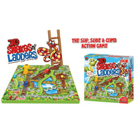 3D Snake Ladders Family Game.