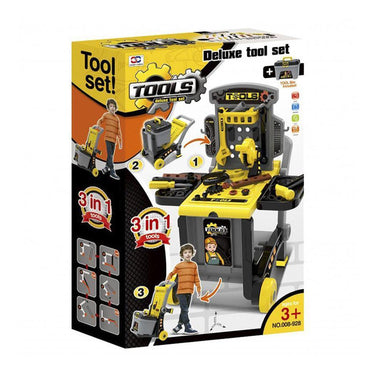 3 IN 1 DELUXE TOOL SET.