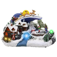 Musical & Lighted Up Christmas Village / Q-823 - Karout Online -Karout Online Shopping In lebanon - Karout Express Delivery