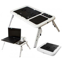 E-TABLE PORTABLE LAPTOP TABLE WITH COOLER FAN LD09 / KC-129 - Karout Online -Karout Online Shopping In lebanon - Karout Express Delivery