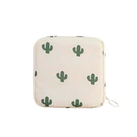 (net) Nylon Sanitary Napkin Storage Bags Sanitary Napkin Period Bag Zipper School Pouch for Teen Girls Women