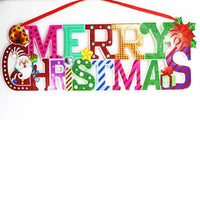 Merry Christmas Foam Door Hanger 32 cm /  Q-954 - Karout Online -Karout Online Shopping In lebanon - Karout Express Delivery
