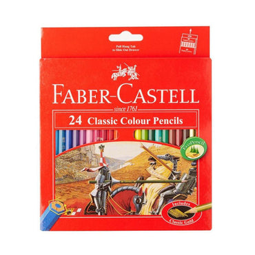 Faber Castell Coloring Pencils Classic Range 24 Color - Karout Online -Karout Online Shopping In lebanon - Karout Express Delivery