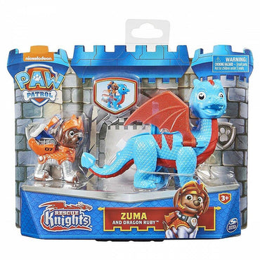 Paw Patrol Brave Knights Zuma Figure+ Dragon - Karout Online -Karout Online Shopping In lebanon - Karout Express Delivery