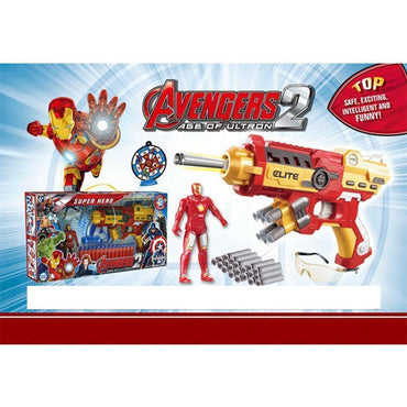 HAND PULL SOFT SHOOTING GUN SET.