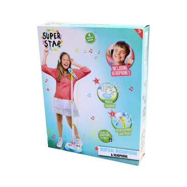 Vertical Microphone & Headphone.