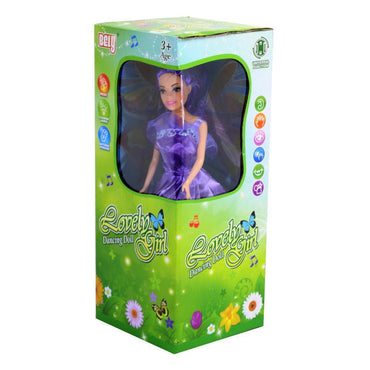 Lovely Girl Dancing Doll (Purple) - Karout Online -Karout Online Shopping In lebanon - Karout Express Delivery