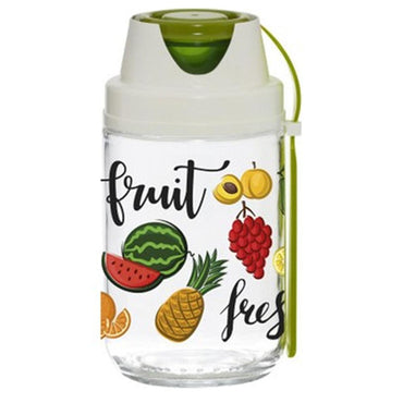 Herevin Fruit Salad Decorated Jar-Vegetables-Tray Shrink - Karout Online -Karout Online Shopping In lebanon - Karout Express Delivery