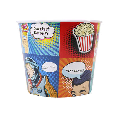 Titiz Plastik Chips & Popcorn Bucket / 2200ml - 74oz - Karout Online -Karout Online Shopping In lebanon - Karout Express Delivery