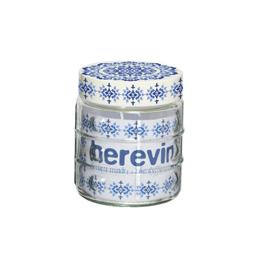 Herevin Embossed Canister Ethnic - 1Lt - Karout Online -Karout Online Shopping In lebanon - Karout Express Delivery