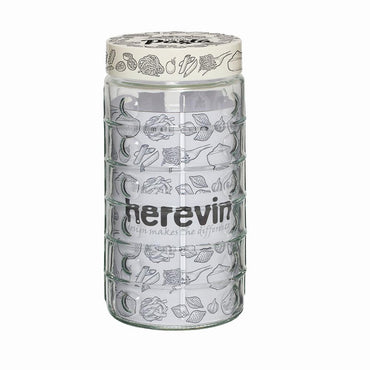 Herevin Embossed Canister Pasta - 1.7Lt - Karout Online -Karout Online Shopping In lebanon - Karout Express Delivery