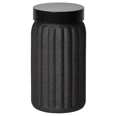 Herevin Embossed Canister-Sim Mat Black / 1.7Lt - Karout Online -Karout Online Shopping In lebanon - Karout Express Delivery