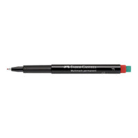Faber Castell OHP Marker Permanent F, Red - Karout Online -Karout Online Shopping In lebanon - Karout Express Delivery