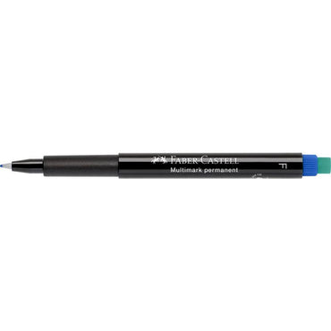 Faber Castell OHP Marker Permanent F, Blue - Karout Online -Karout Online Shopping In lebanon - Karout Express Delivery