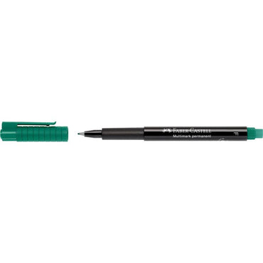Faber Castell OHP Marker Permanent F, Green - Karout Online -Karout Online Shopping In lebanon - Karout Express Delivery